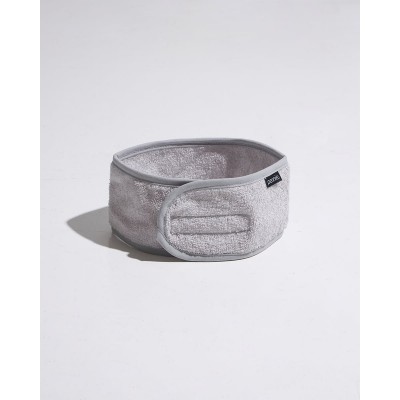 Μονόχρωμη Πετσετέ Κορδέλα Μαλλιών για Beaute Carrie Γκρι