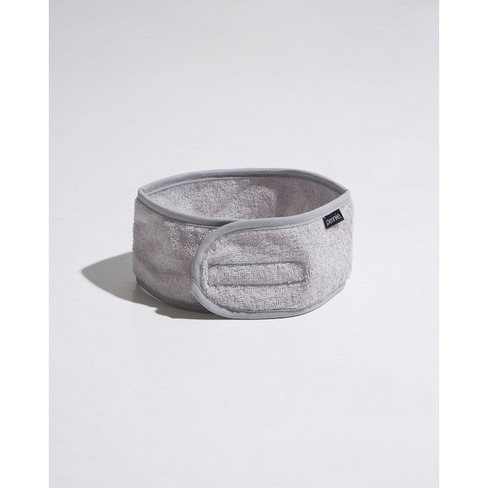 Μονόχρωμη Πετσετέ Κορδέλα Μαλλιών για Beaute Carrie Γκρι