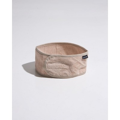 Μονόχρωμη Πετσετέ Κορδέλα Μαλλιών για Beaute Carrie Μπεζ