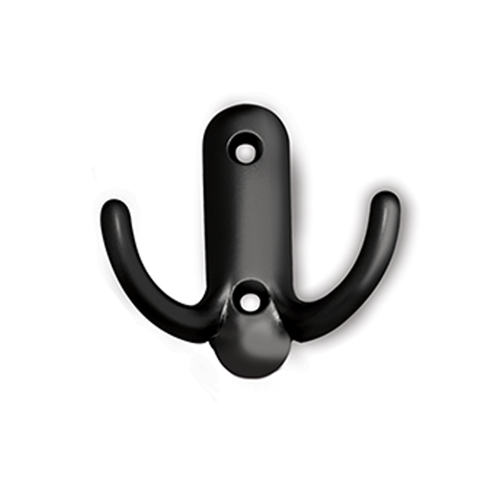 Μεταλλική Κρεμάστρα τοίχου Conset σειρά C547 σε Ματ μαύρο χρώμα