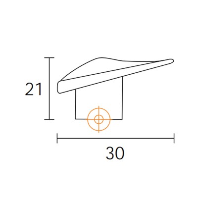 Πόμολα επίπλων Conset C534 σε Σατινέ Νίκελ