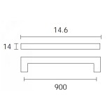 Λαβή επίπλων Conset C1029 Inox