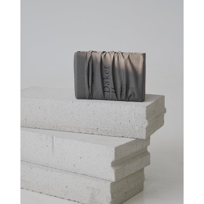 Ζεύγος Βαμβακερές Μαξιλαροθήκες Daker II 50x70cm 50x70cm Ανθρακί