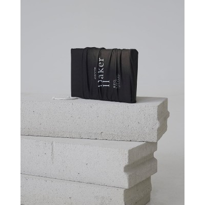 Ζεύγος Βαμβακερές Μαξιλαροθήκες Daker II 50x70cm 50x70cm Μαύρο