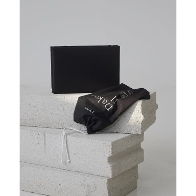 Ζεύγος Βαμβακερές Oxford Μαξιλαροθήκες Daker II 50x70cm 50x70 5cm Μαύρο