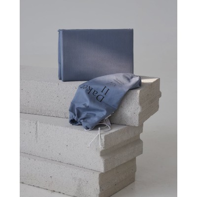 Ζεύγος Βαμβακερές Μαξιλαροθήκες Daker II 50x70cm 50x70cm Μπλε