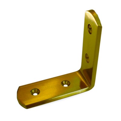 Γωνιές κόντρα ορειχάλκινες χρυσό 6x6 004-5006 Metalor