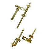 Παντζουρόβεργες Ορειχάλκινες ασφαλείας 2.30m σε Χρυσό 180-1023 Metalor