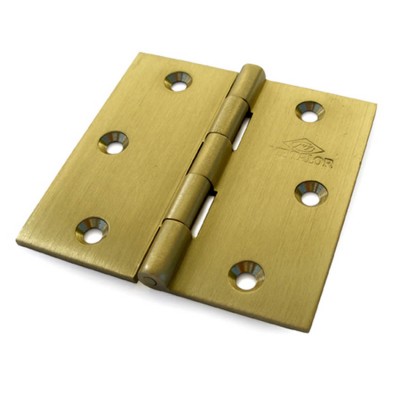 Μεντεσές πλάκα ορειχάλκινος σε ματ χρυσό 63x35 302-3/4 Metalor