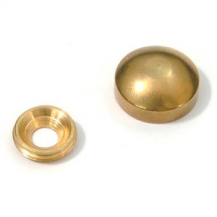 Τάπα Βίδας Στρογγυλή ∅15 Ορειχάλκινη Χρυσή 901-5002 metalor 1 Τεμάχιο