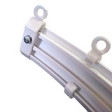 Εύκαμπτος Πλαστικός Σιδηρόδρομος Λευκός με μήκος 3 μέτρα