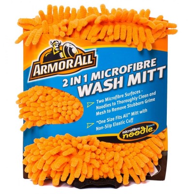 Σφουγγάρι - Γάντι Πλυσίματος Μικροϊνών 2 Σε 1 Armor All  6.48 x 12.01 x 25.45 cm 040005100
