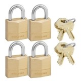 Σετ 4 Λουκέτα Standard Μπρούτζινα 20mm Master Lock 120EURQNOP 120420112