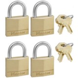 Σετ 4 Λουκέτα Standard Μπρούτζινα 40mm Master Lock 140EURQNOP 140440112