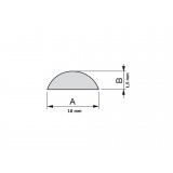 Αποσβεστήρες κρούσεων Αυτοκόλλητα Στρογγυλά Ø10 X 1,5mm 50 τεμ Emuca 8171020