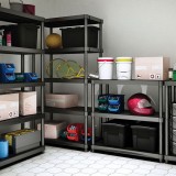 Ραφιέρα πλαστική QBlack 3060S/4 60cm x 30cm x 132cm Italy