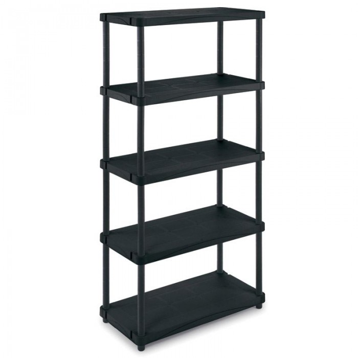 Ραφιέρα πλαστική QBlack 4080/5  80cm x 40cm x 173,4cm