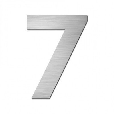 Αριθμοί κατοικιών Αυτοκόλλητοι σειρά 932 Inox mat  Αριθμός 7 70mm 