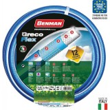 Λάστιχο Ποτίσματος Μπλέ GrecoFlex 1/2″ με επίστρωση 5 Υλικών 15m Benman 77160