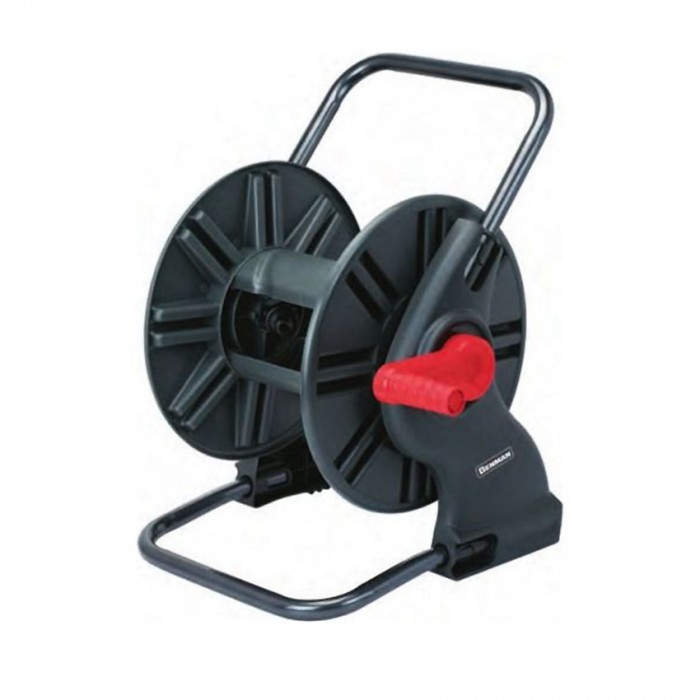 Πλαστικό καρούλι τροχήλατο για 60m Λάστιχο Φ1/2″ ή Φ5/8″ ή Φ3/4″ Benman 77177