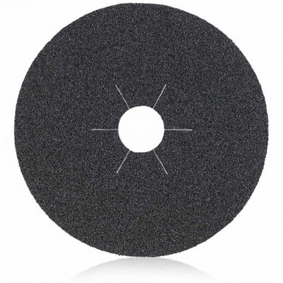 Λειαντικοί Δίσκοι ινών Φιμπερ Ø115mm Μαυροι για λείανση μετάλλων  (σε 9 διαφορετικά είδη Κοκκομετρίας) Smirdex 930