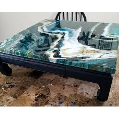 Υγρό Γυαλί - Διάφανη εποξειδική ρητίνη 2 συστατικών χωρίς διαλύτες Deco Liquid Glass  3Kg (1.930gr+1.070gr) DUROSTICK