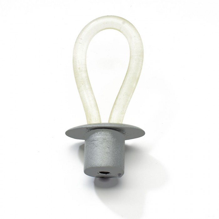 Πόμολα επίπλων 85/000 Λευκό Γκρί