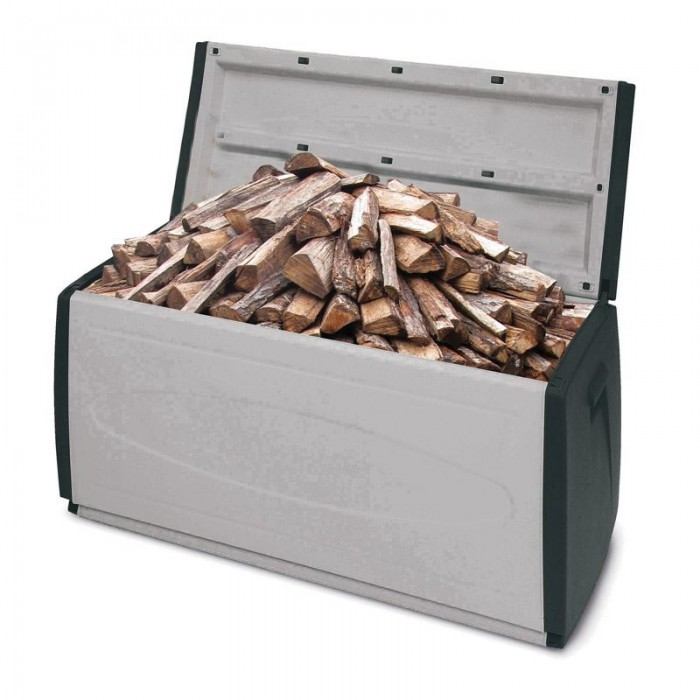 Μπαούλο πλαστικό PrinceBlack120 max 308Lt  54cm x 120cm x 57cm Italy