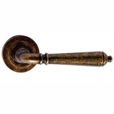 Πόμολα πόρτας χειρολαβή με ροζέτα A-350-0162 Σκουριά