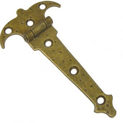 Μεντεσές Amig τύπου Τ με μήκος 250mm σε χρώμα Αντικέ με διακόσμηση mod.554-250