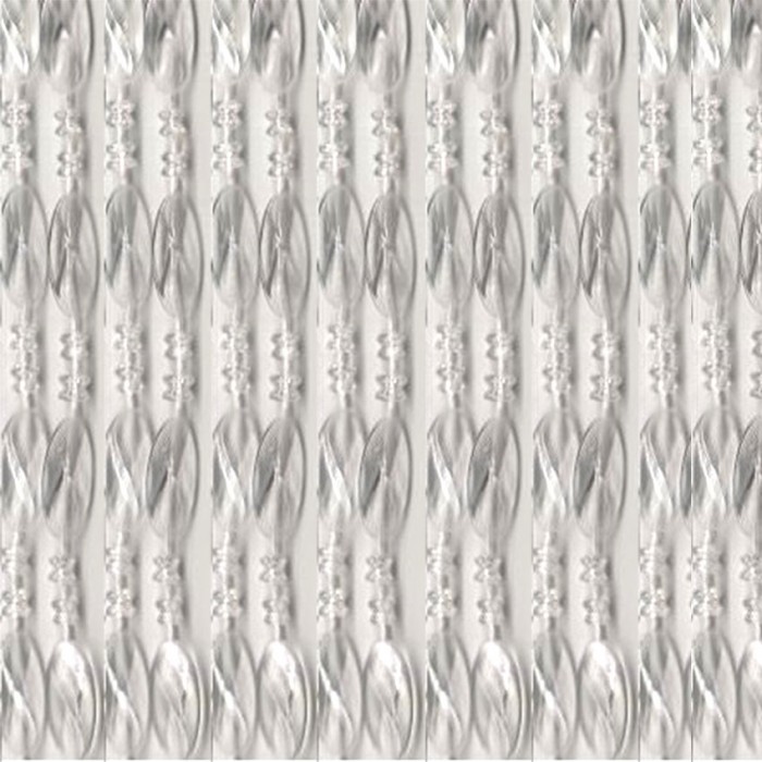 Κουρτίνα Πόρτας Χάντρα Διάφανη 100×220εκ