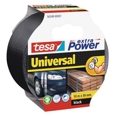 Υφασμάτινη ταινία tesa® extra Power Universal 56348 Μαύρη 10m x 50mm