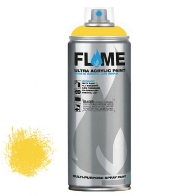 Σπρεί ακρυλικό χρώμα Χαμηλής πίεσης γενικής χρήσης Flame Blue FB106 Signal Yellow - 400ml
