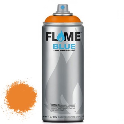 Σπρεί ακρυλικό χρώμα Χαμηλής πίεσης γενικής χρήσης Flame Blue FB212 Orange - 400ml