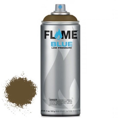 Σπρεί ακρυλικό χρώμα Χαμηλής πίεσης γενικής χρήσης Flame Blue FB736 Khaki Grey - 400ml