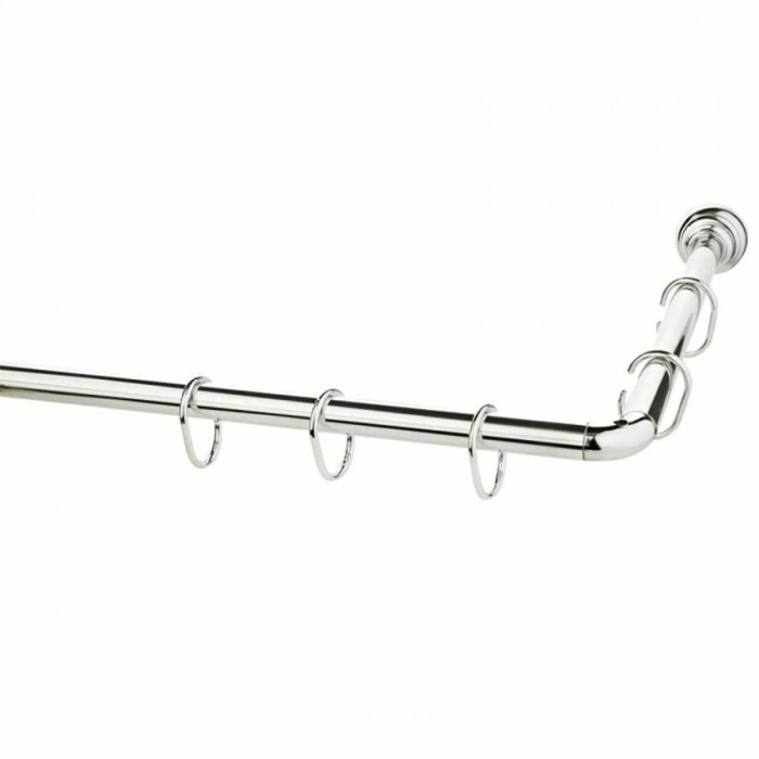 Γωνιακός Βραχίονας Μπάνιου 1.00m x 1.00m Βαρέως Τύπου Fantasia σε Χρώμιο