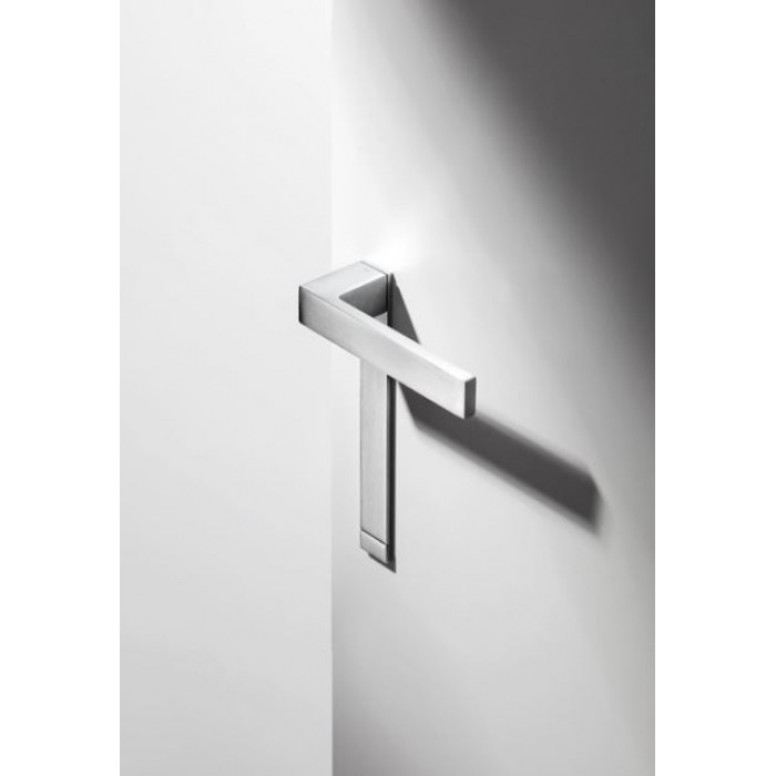 Πόμολα πόρτας υψηλής αισθητικής (in)finito satin chrome με σχεδιασμό του Alfonso Femia