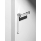 Πόμολα πόρτας υψηλής αισθητικής (in)finito satin chrome με σχεδιασμό του Alfonso Femia