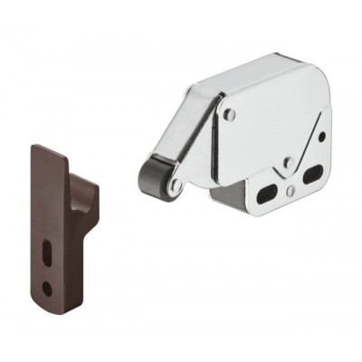 Σουστάκι πατητό mini latch για εύκολο άνοιγμα και κλείσιμο πόρτας επίπλου σε ΚΑΦΕ