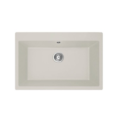 Νεροχύτης Συνθετικός Duralit KZ075-500 (76x50) Beige Avena Ένθετος