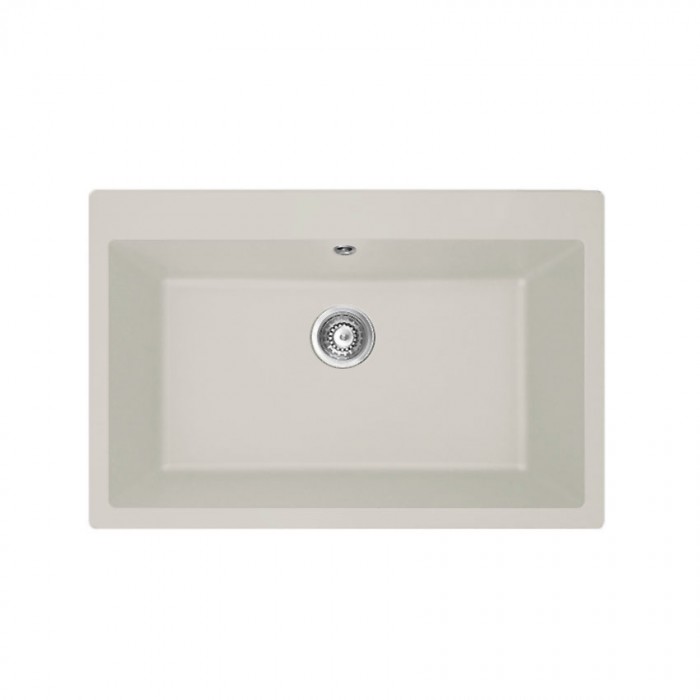 Νεροχύτης Συνθετικός Duralit KZ075-500 (76x50) Beige Avena Ένθετος
