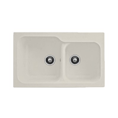 Νεροχύτης Συνθετικός Duralit KZ200-500 (83x50) Beige Avena Ένθετος Germany