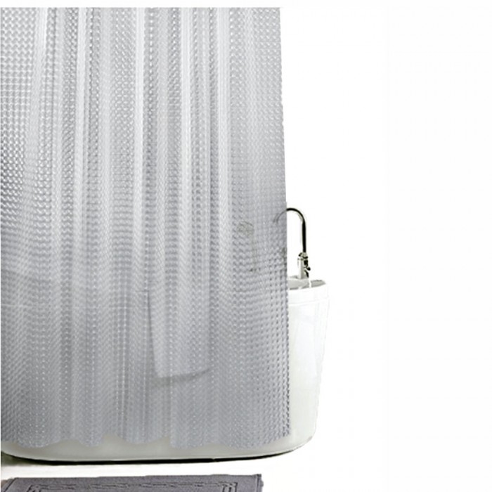 Κουρτίνα μπάνιου Σιλικόνης Τρισδιάστατη Πλάτος 240 x Ύψος 200cm