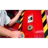 Ταινία Σήμανσης Αυτοκόλλητη Κίτρινη-Μαύρη 50mm x 33m Tesa 60760