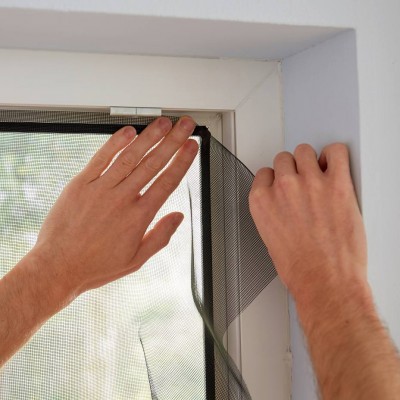 Σήτα Παραθύρου Αυτοκόλλητη Hook & Loop STANDARD 1,30m x 1,50m tesa 55672