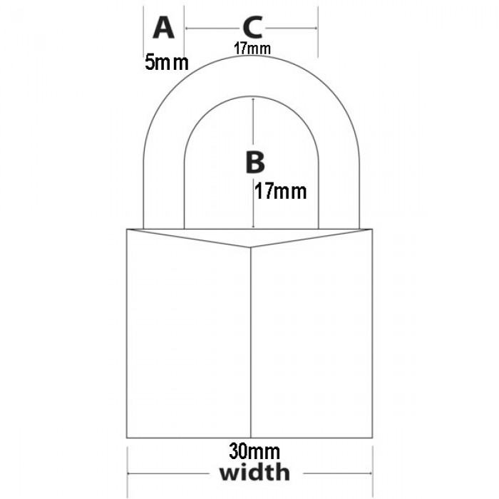 Λουκέτο ναυτιλιακό μπρούτζινο επινικελωμένο με λαιμό inox και 2 κλειδιά Master Lock - 639EURD 639030112