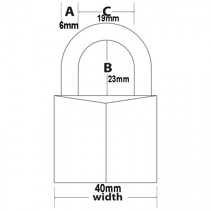 Λουκέτο ναυτιλιακό μπρούτζινο επινικελωμένο με λαιμό inox και 2 κλειδιά Master Lock - 640EURD 640140112