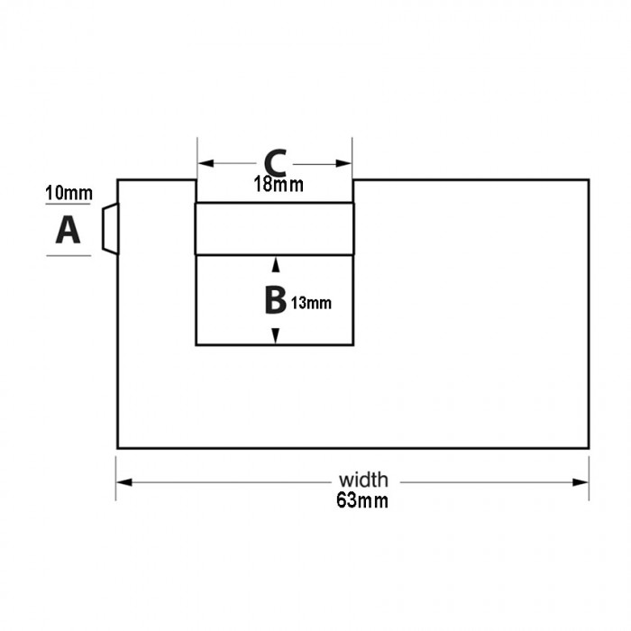 Λουκέτο Τάκος απο συμπαγή μπρούτζο 63mm με ατσάλινο λαιμό Master Lock 606EURD 606063112