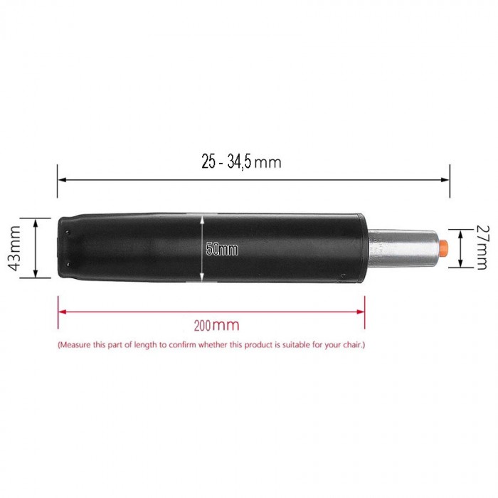 Αμορτισέρ  ενισχυμένο για καρέκλες και πολυθρόνες γραφείου