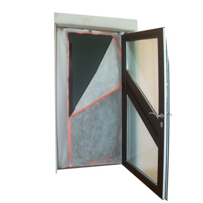 Υφασμάτινη πόρτα προστασίας από τη σκόνη εργασιών Ciret 96962015  2,20 x 1,10m με φερμουάρ